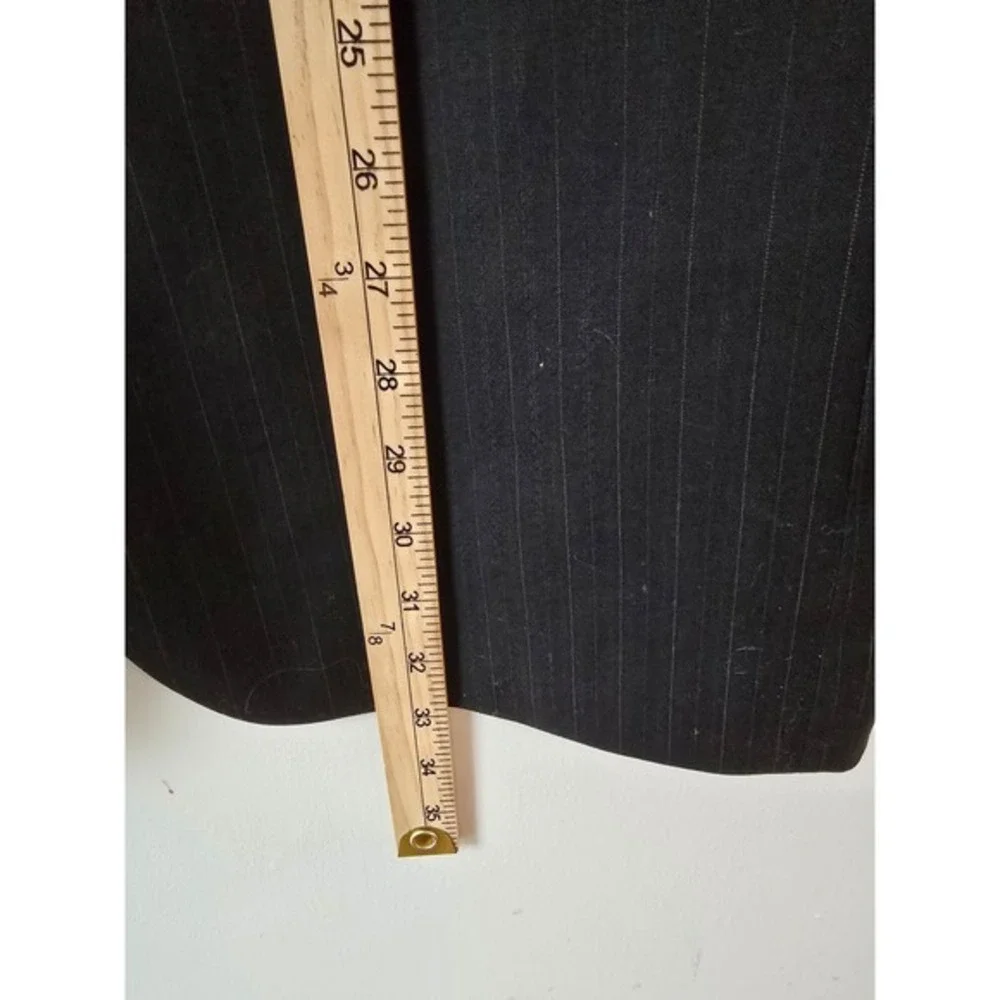 Jos.‎ A. Bank Men's Black Pinstripe Wool Two Button Blazer Business Career